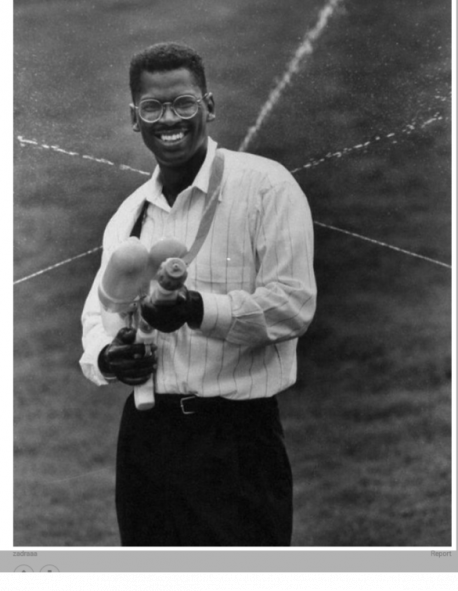 This photo is of Lonnie Johnson, Inventor Of the Super Soaker, in 1992. Here are some thoughts about this photo. Which ones can you relate to?