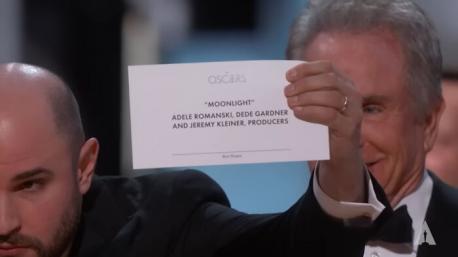 Maybe not as damaging but certainly more publicized was the person at the Price Waterhouse accounting firm at the Oscar's a few years ago who mixed up the envelopes and messed up the Best Picture announcement. As a result of this error the entire cast of the movie La La Land came on stage to celebrate their Oscar, only to turn around and leave when the cast of Moonlight found out they actually won. Do you enjoy watching the Oscars when things go wrong?