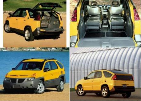 This next one was voted as an ugly car and it may be familiar to anyone who watched the TV show Breaking Bad. It is the Pontiac Aztek and in the colour shown I quite liked it. It had many practical features including the ability to be converted into a tent/camper for overnight sleep on a road trip. Do you think this one is ugly enough not to buy it?