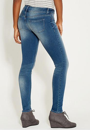Another mixed clothing item that was popular for years, especially with women to achieve the sexy look of wearing tight-fitting jeans is