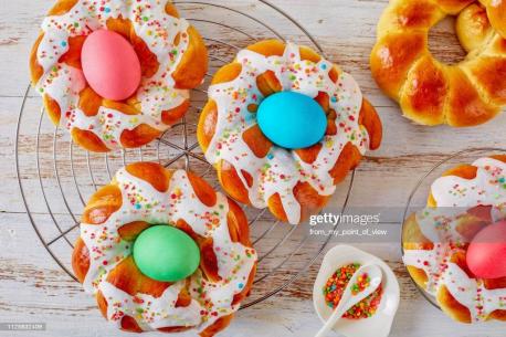Easter bread is a delightful treat often enjoyed during the Easter season. Traditionally the practice of eating Easter bread or sweetened 