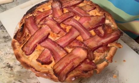Another version of this pie adds bacon either in the filling or on top to make it bacon cheeseburger pie. Would you enjoy this richer version of the pie by adding bacon?
