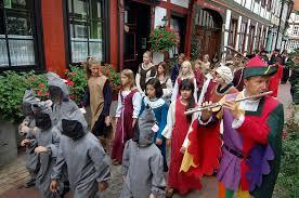 Sundays from May through September, townspeople dress in costume and perform an open-air play, reenacting the piper leading the rats and children out of town. How do you feel about all these Pied Piper-inspired foods and activities? Please choose all that apply.