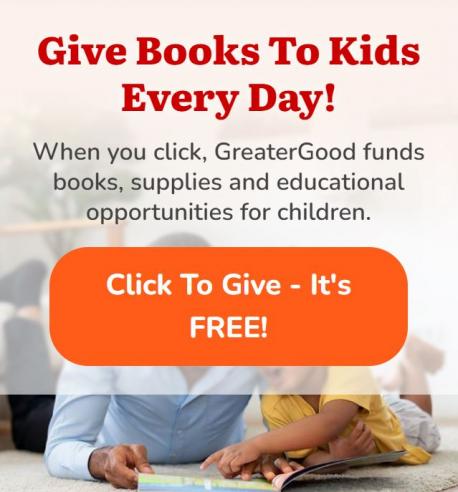 There are many people who can't afford books for their kids. I used to scour second hand stores when my 4 kids were young and was able to obtain many interesting books for them. Recently I've been visiting a