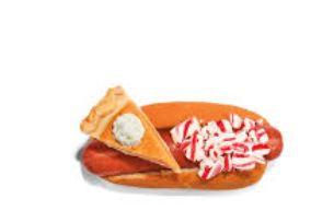 The Sam-thing Sweet Holidog has pumpkin pie and candy canes. Could you chow this one down?