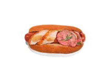 The Season's Meatings Holidog has both turkey and prime rib. Do you think this one could tickle your taste buds?