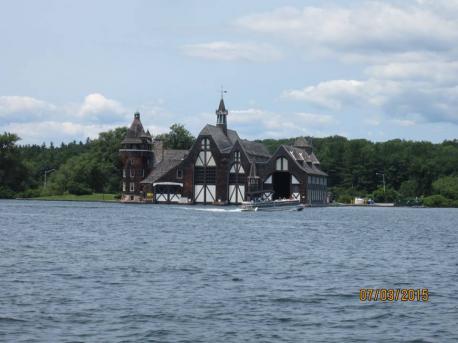 When touring the castle and the grounds you can also visit the boat house, would you agree that this structure is as impressive as the castle itself?