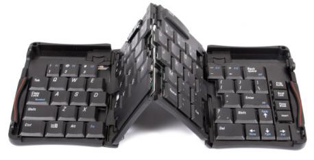 Have you ever seen a portable, foldable keyboard?