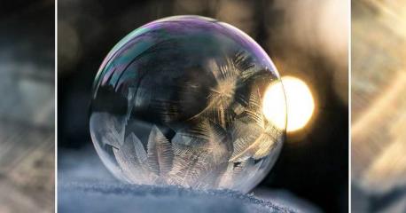 Have you ever tried to freeze a soap bubble? (Source: Getty Images)