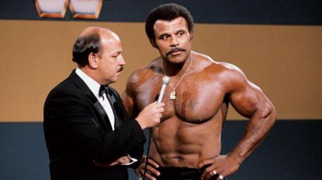 Did you know that Rocky Johnson was the father of Dwayne (The Rock) Johnson? (image courtesy of: CBS Sports)