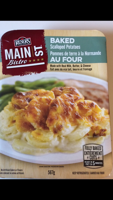 Do you make your own scalloped potatoes or buy them pre-packaged?