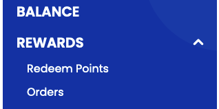 We've changed the Rewards area on the left hand side to say 