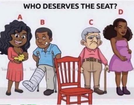 Who deserves the seat?