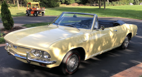 While not technically an exception to the rule, this one is filed under What on Earth was Dad thinking and Has He Never Heard of Ralph Nadar? The yellow Corvair ragtop, known un-fondly among the family as the Lurid Lemon, is best remembered for my first driving lesson under the tutelage of my older brother at his snarkiest. When it stalled out twenty feet from the house, I abandoned the car, my brother, and his comments, announcing to the world that I was