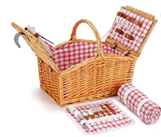 Before it was considered somewhat rude to give a wedding gift not listed on the registry, I often opted to send the couple a picnic basket fitted with plates, napkins, a tablecloth, and cutlery for two. Would you view such a gift as...