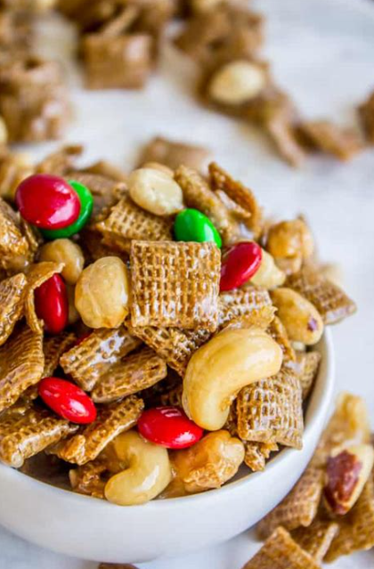 One of the best parts of making your own Chex Party is the way the house smells while the mix is in the oven. But Time Marches on. There are now Crock Pot versions. And the recipe on the back of this year's Chex box is made completely in the microwave. When making holiday treats or special family recipes, do you tend to stick to the original instructions or use some more modern methods and/or equipment?