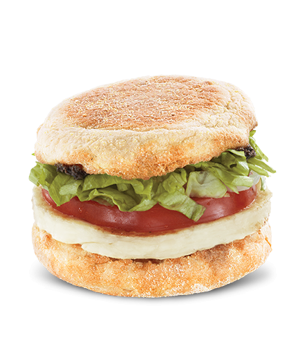 Halloumi Muffin (McDonald's; Pakistan): grilled halloumi, shredded lettuce, tomato slice, and olive paste. Does this sound like something you'd like to try?