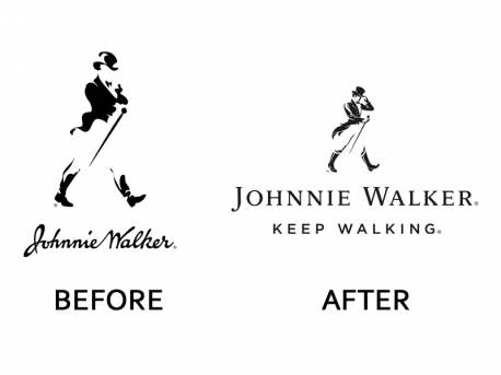 Scotch whiskey brand Johnnie Walker: