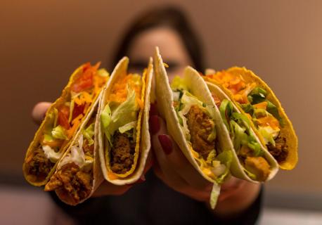 Tacos seem to be everywhere lately. Even Burger King jumped on the band wagon awhile back! Hard shell, soft shell, beef, or chicken there are so many combinations. Do you eat tacos?