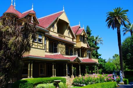 California: Winchester Mystery House - The Winchester Mystery House in San Jose, California, was the brainchild of Sarah Winchester, heiress to the Winchester Repeating Arms rifle fortune. After a series of tragedies, including the deaths of her daughter and husband, Sarah visited a psychic to ask for help. The spiritualist told her that her family was being killed by the ghosts of gunshot victims and that the only way she could escape them was to build a mansion full of booby traps. Sarah took this advice seriously and set off to build a mysterious estate that now features doors that open to 12-foot drops, staircases to nowhere, and sealed off rooms. It's also rumored to be quite a bit haunted. Have you ever visited a haunted house?