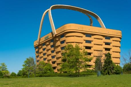 Ohio - Newark, Ohio, is home to the only basket-shaped building in America. The seven-story building was created in 1997 as the headquarters for The Longaberger Company and was designed as a replica of the manufacturer's popular picnic basket. Just the basket handles alone weigh a massive 150 tons. Have you ever seen this building in person?
