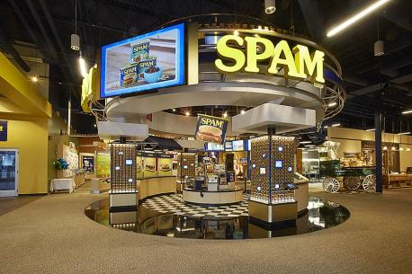 Minnesota: SPAM Museum - Love it or hate it, you're bound to learn something new at the SPAM Museum in Austin, Minnesota. It's a quirky, punny space where you can hear all about the canned meat's role in World War II, race to produce your own faux SPAM, and of course, taste a