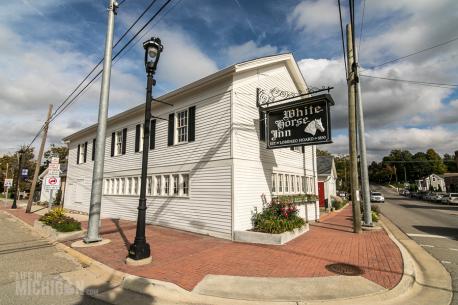 MICHIGAN: The White Horse Inn, Metamora - The White Horse Inn began serving customers in 1850, and the establishment has been providing cozy getaways during even the coldest Michigan winters ever since. Classic menu items include pot roast and fish fry. Have you ever dined at this restaurant?