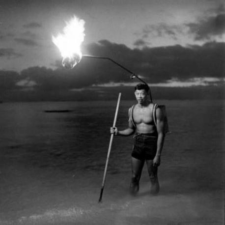 Night fishing in Hawaii in 1948. Do you fish at night?