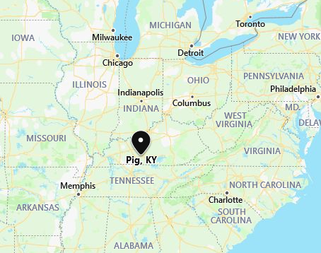 Kentucky: Pig - Have you ever been to this town?