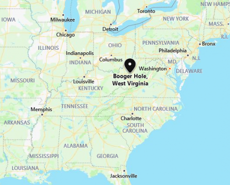 West Virginia: Booger Hole - Have you ever been to this town?