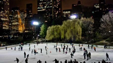 Wollman Rink in Central Park - New York City's other famous sheet of ice, Wollman Rink sits in Central Park and boasts a spectacular city skyline backdrop. The rink has featured in holiday films Home Alone 2 and Serendipity, with a spin on the ice followed by a hot chocolate being a quintessential Big Apple Christmas experience. Have you ever skated on this rink?
