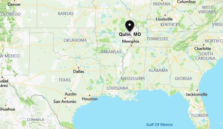 Missouri: Qulin - No, it's not a typo. The tiny town of Qulin, Missouri (population approximately 450 at last count) has no vowel between the 