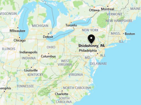 Pennsylvania: Shickshinny - Shickshinny, Pennsylvania is a small municipality located in Luzerne County. It's named after the Shickshinny Creek, which runs through it. And according to the Shickshinny Historical Society, Shickshinny means 