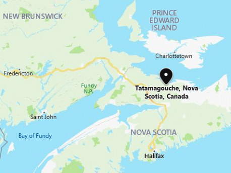 Nova Scotia - Tatamagouche is a village in Colchester County, Nova Scotia, Canada. The village is located along the south side of Tatamagouche Bay at the mouths of the French and Waugh Rivers. Tatamagouche derives its name from the native Mi'kmaq term Takǔmegoochk, translated as