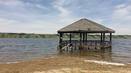 Saskatchewan, Little Manitou Lake - Manitou Beach - The Prairies' answer to the Dead Sea, this resort village draws people looking for a relaxing spa getaway at a unique site. Bathers 