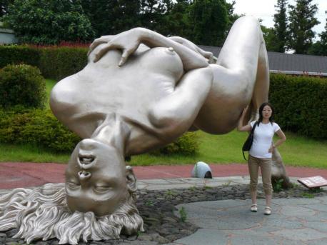A popular tourist destination, Jeju Island in South Korea is packed with theme parks and museums around every corner. And this large, sprawling and suggestively-posed female figure is just one of the many attractions in Love Land, a sculpture park dedicated to eroticism. Have you ever been to South Korea?