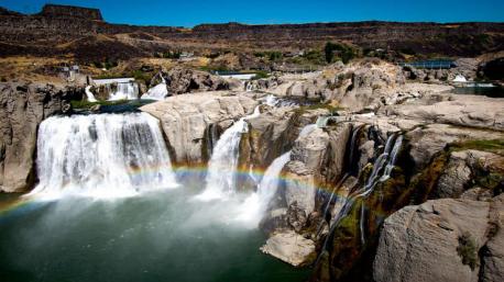 Idaho: Shoshone Falls - Famously taller than Niagara Falls, Shoshone Falls—located near the town of Twin Falls—is the spot where the Snake River tumbles over 200 feet down in a wide series of cascades. Visit in spring and summer for maximum water flow and rent a kayak so you can get out on the river and get an even more impressive perspective on the falls. Have you ever been to this waterfall?