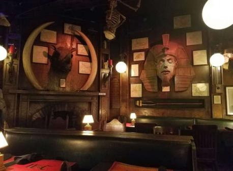 NEW YORK: Jekyll & Hyde Club in New York City - For anyone who lives every day like it's Halloween, Jekyll & Hyde Club is a dream (well, more of a nightmare) come true. The atmosphere is dark and creepy, and the special effects are constant. The restaurant's website promises that 