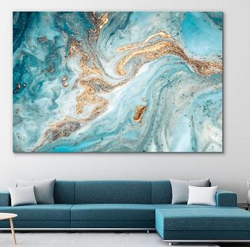Do you have any marbled art in your home?