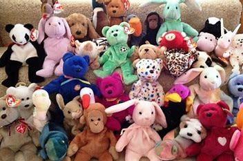 Did you ever own any of Ty Beanie Babies that were a collectibles craze in the 1990s?