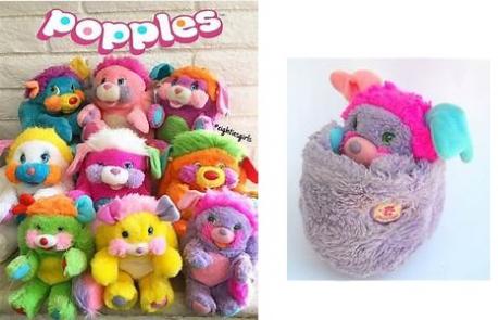 Popples are a series of collectible plush that started in the 1980's that can 