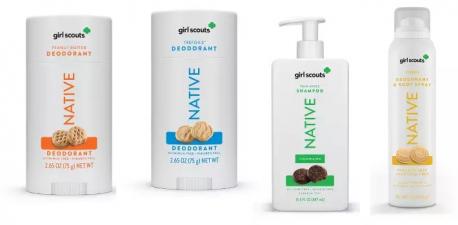 Have you seen the new limited edition Girl Scout cookie-scented product line by NATIVE and available at Target?