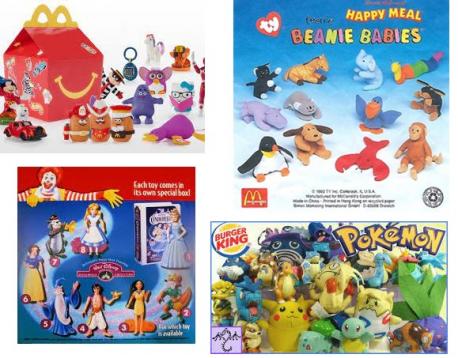 Did you ever have any fast food toys as a kid, such as from Burger King, KFC, McDonald's Happy Meals, etc.?