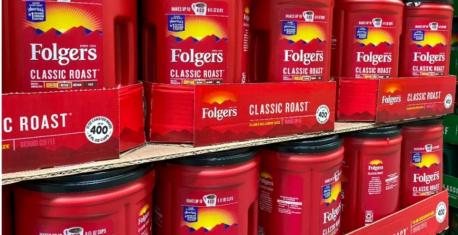 The newest edition of Folgers Classic Roast Instant Coffee comes in a 9.6-ounce container, nearly two ounces lighter than last month's. The two packages are identical, both even claiming to make the same amount of coffee, which most commenters conclude seems unlikely: 