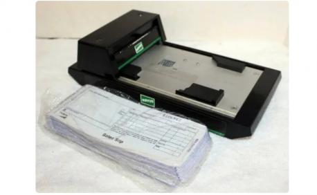 Manual credit card machines or imprinters. Do you remember these?