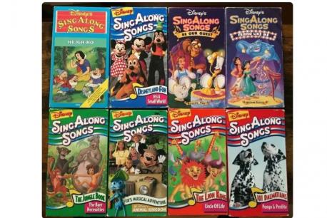 The Disney Sing Along Songs VHS tapes that featured so many songs from movies you had never seen. Did you ever own one of these tapes?