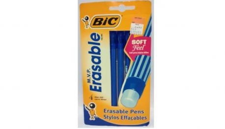 Erasable ink pens (that were usually blue ink) that never erased and you'd end up just making a hole in the paper while trying to do so. Did you ever use these?