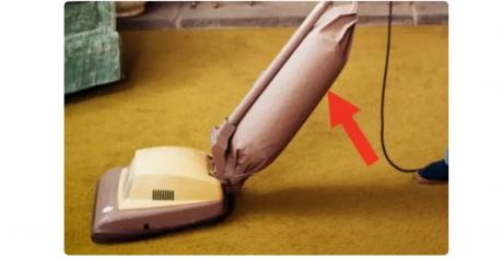 Old school vacuums that had one of those bags that filled up with air, gave off a whiff of old dust, and got really warm whenever it was used. Did you ever use this type of vacuum?