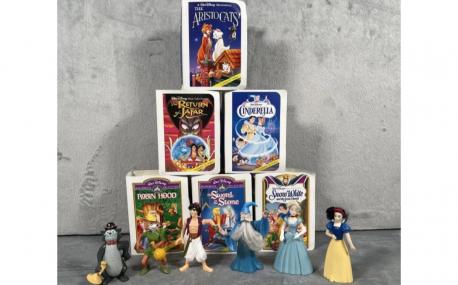 The Walt Disney Masterpiece Collection Happy Meal toys that came in a mini VHS box. Did you ever get these?