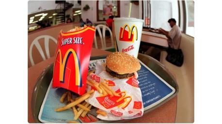 The option to Super Size the fries and drinks in your combo at McDonald's. Did you ever Super Size?